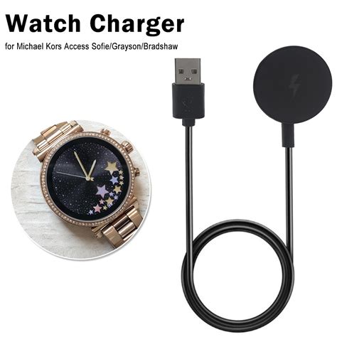 michael kors watch on charging pad|Michael Kors grayson smartwatch charger.